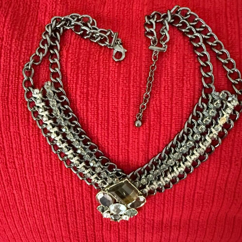 Bebe Silver and Gold Layered Necklace From Bebe Atlantic City’s Pier at Caesars.